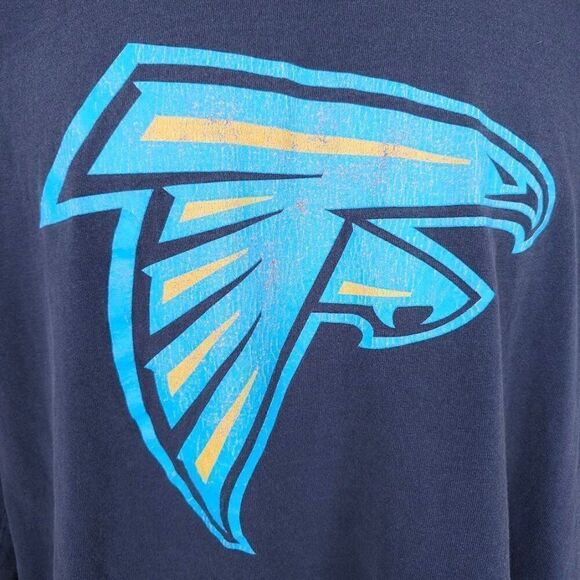 Vintage Atlanta Falcons T Shirt Mens Size Large Y2K NFL Football Long Sleeve - Picture 2 of 5